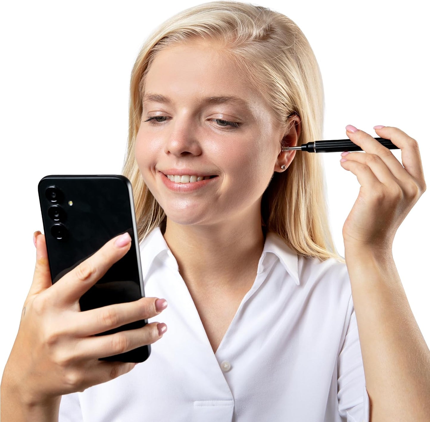 Ear Wax Removal Kit with 1080P Camera – Wireless Otoscope for iPhone & Android