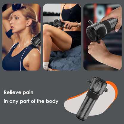 Carbon Fiber Handheld Massage Tapper – Wireless Vibration Therapy Massager