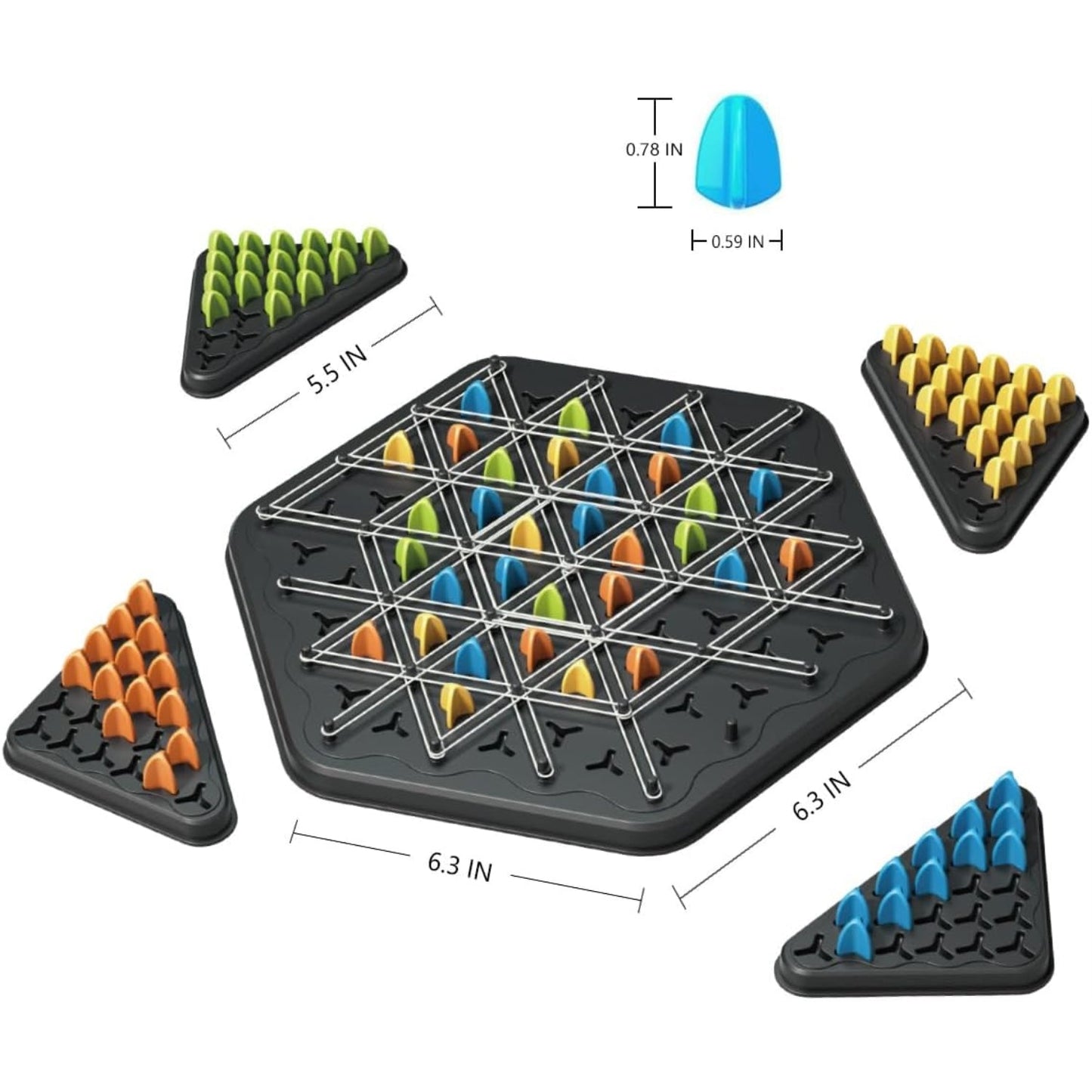 Chain Triangle Chess Game – Fun Strategy Game for Families