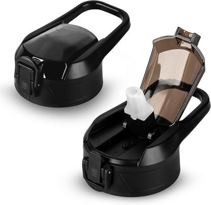 DRANQ 74oz Insulated Water Bottle with Sleeve – Half Gallon BPA-Free Jug