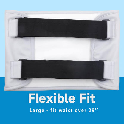 Castor Oil Pack Kit with Heating Pad – Waist & Neck Wrap for Pain Relief