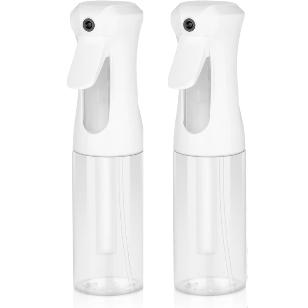 2pk Ultra-Fine Continuous Mist Spray Bottle – Leak-Proof, BPA-Free, 10oz