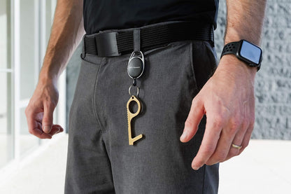 5pk KeySmart Retractable Carabiner – Badge Holder & Key Ring Clip