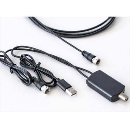 Amplified Indoor HDTV Antenna – 110 Mile Range, Free HD TV Channels