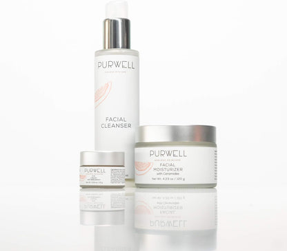 PurWell Ageless Skincare System – Cleanser, Eye Cream & Moisturizer