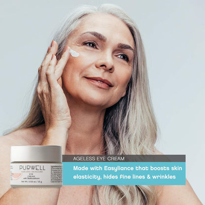 PurWell Ageless Skincare System – Cleanser, Eye Cream & Moisturizer