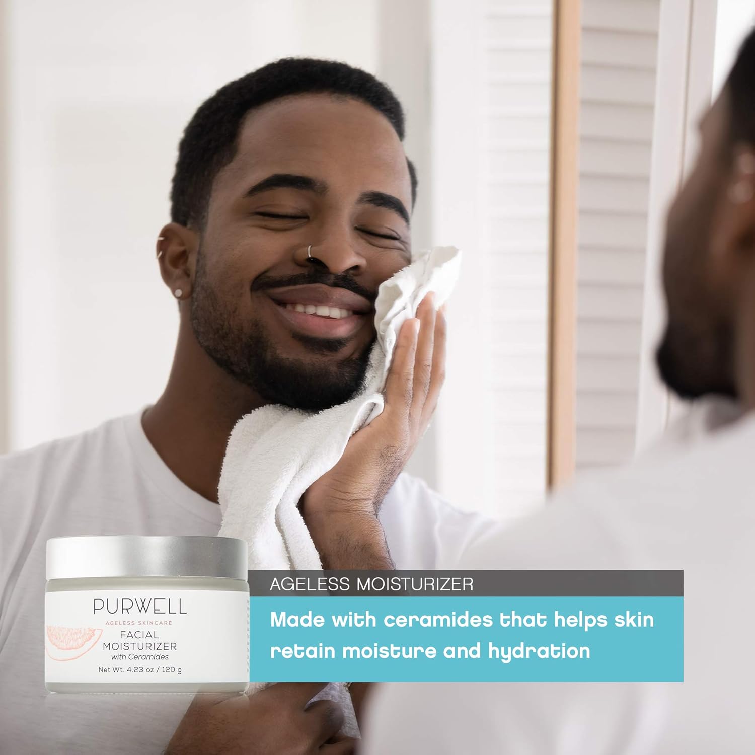 PurWell Ageless Skincare System – Cleanser, Eye Cream & Moisturizer