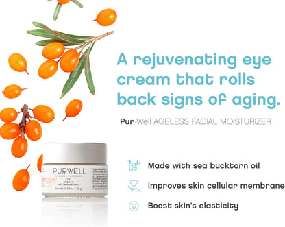 PurWell Ageless Skincare System – Cleanser, Eye Cream & Moisturizer