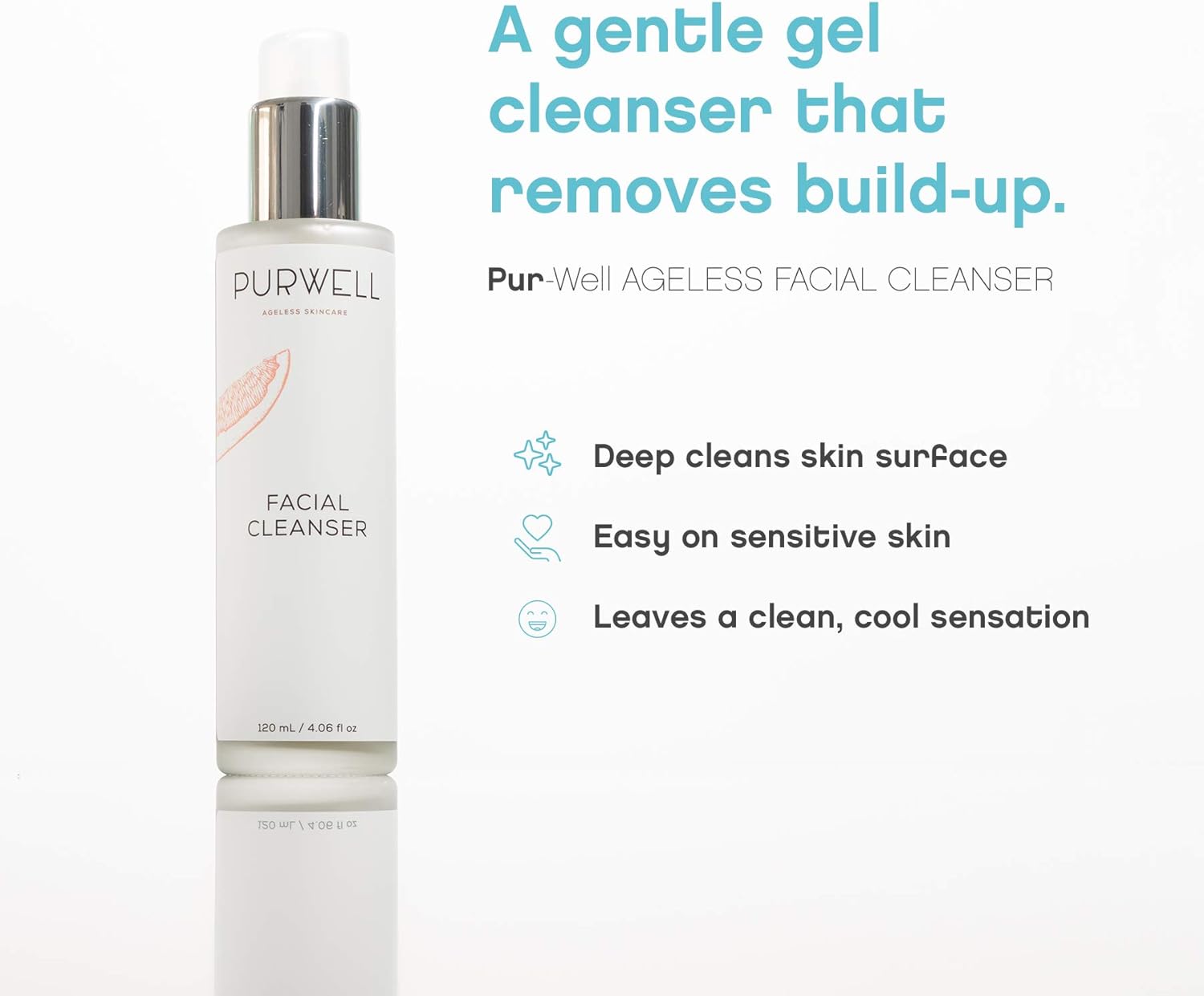 PurWell Ageless Skincare System – Cleanser, Eye Cream & Moisturizer