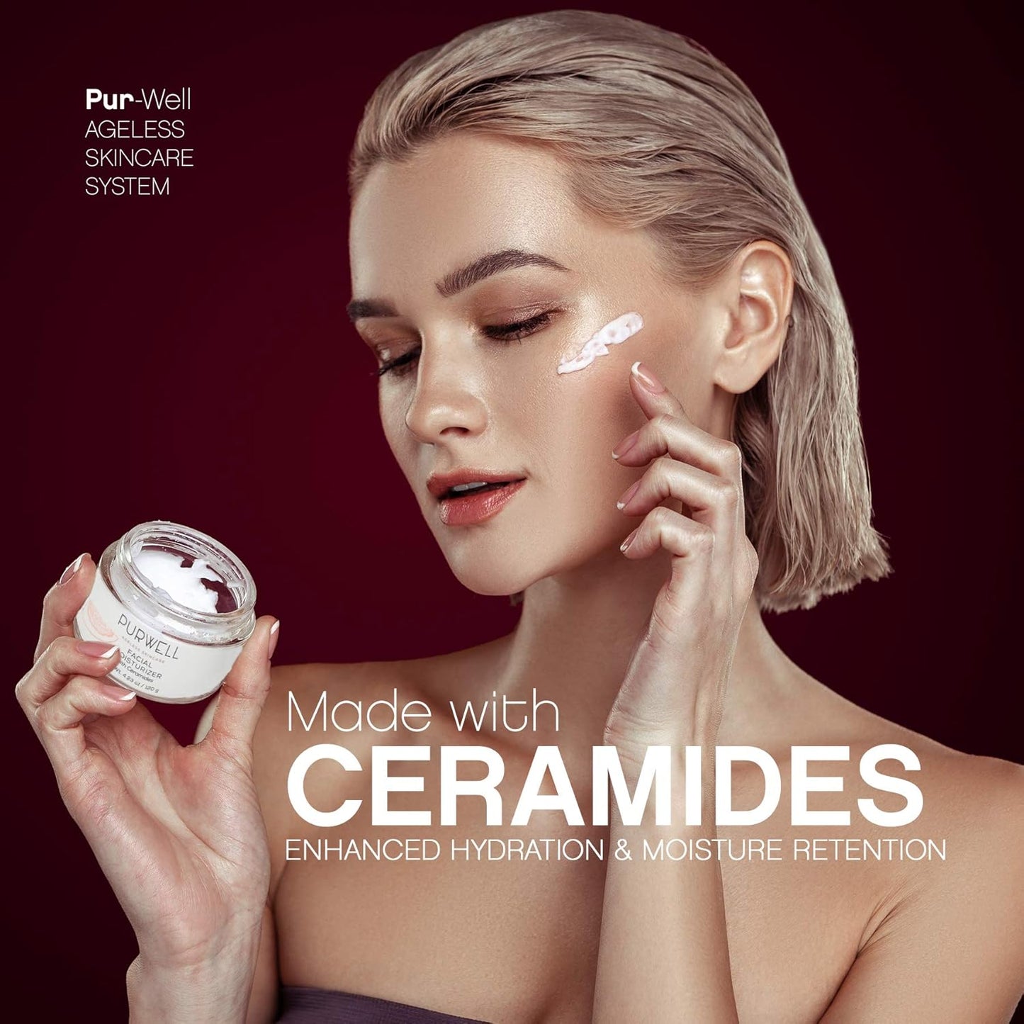 PurWell Ageless Skincare System – Cleanser, Eye Cream & Moisturizer