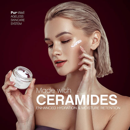 PurWell Ageless Skincare System – Cleanser, Eye Cream & Moisturizer