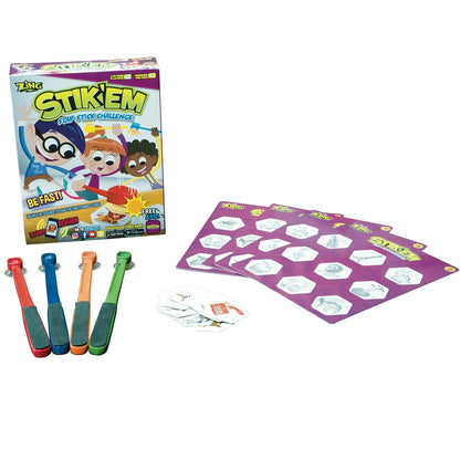 Zing Stik’em Slap Stick Challenge Game – Fun Reaction Game for Kids & Families