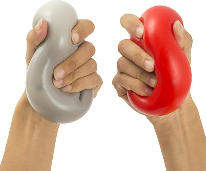 4pk Jumbo Stretch & Squeeze Stress Balls – Sensory Fidget Toys