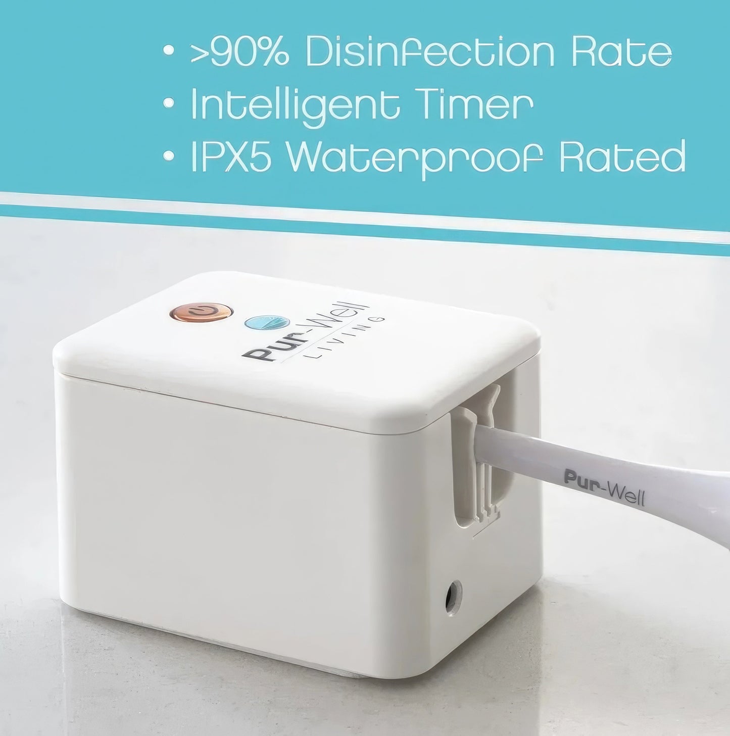 Portable UV Toothbrush Sterilizer – Travel-Friendly Sanitizer for 99.9% Bacteria Removal