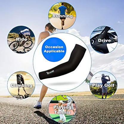 2 Pairs OXA UV Protection Cooling Arm Sleeves – Anti-Slip, All-Day Comfort