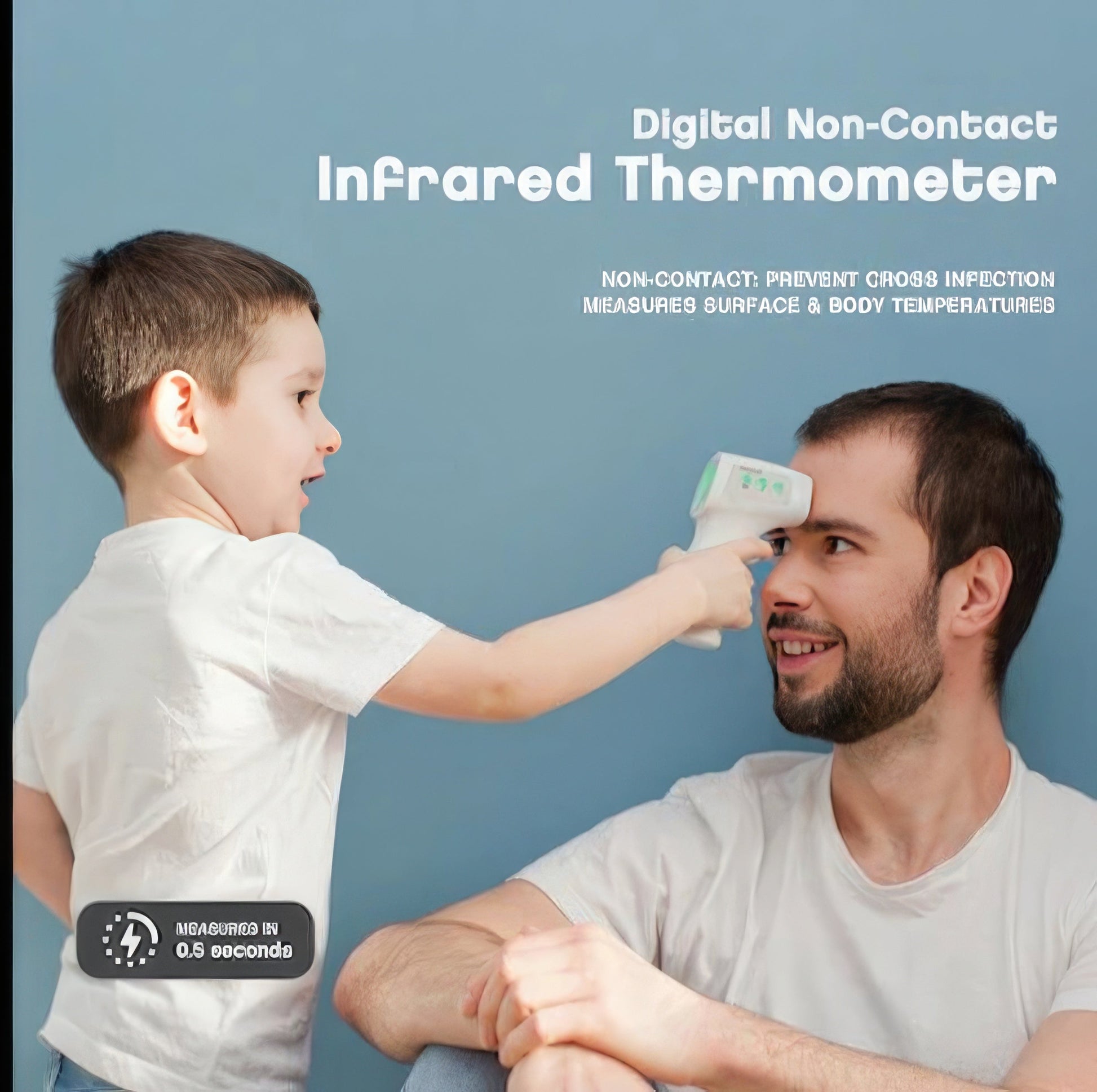 Pur-Well Infrared Forehead Thermometer – No-Touch Digital Reader