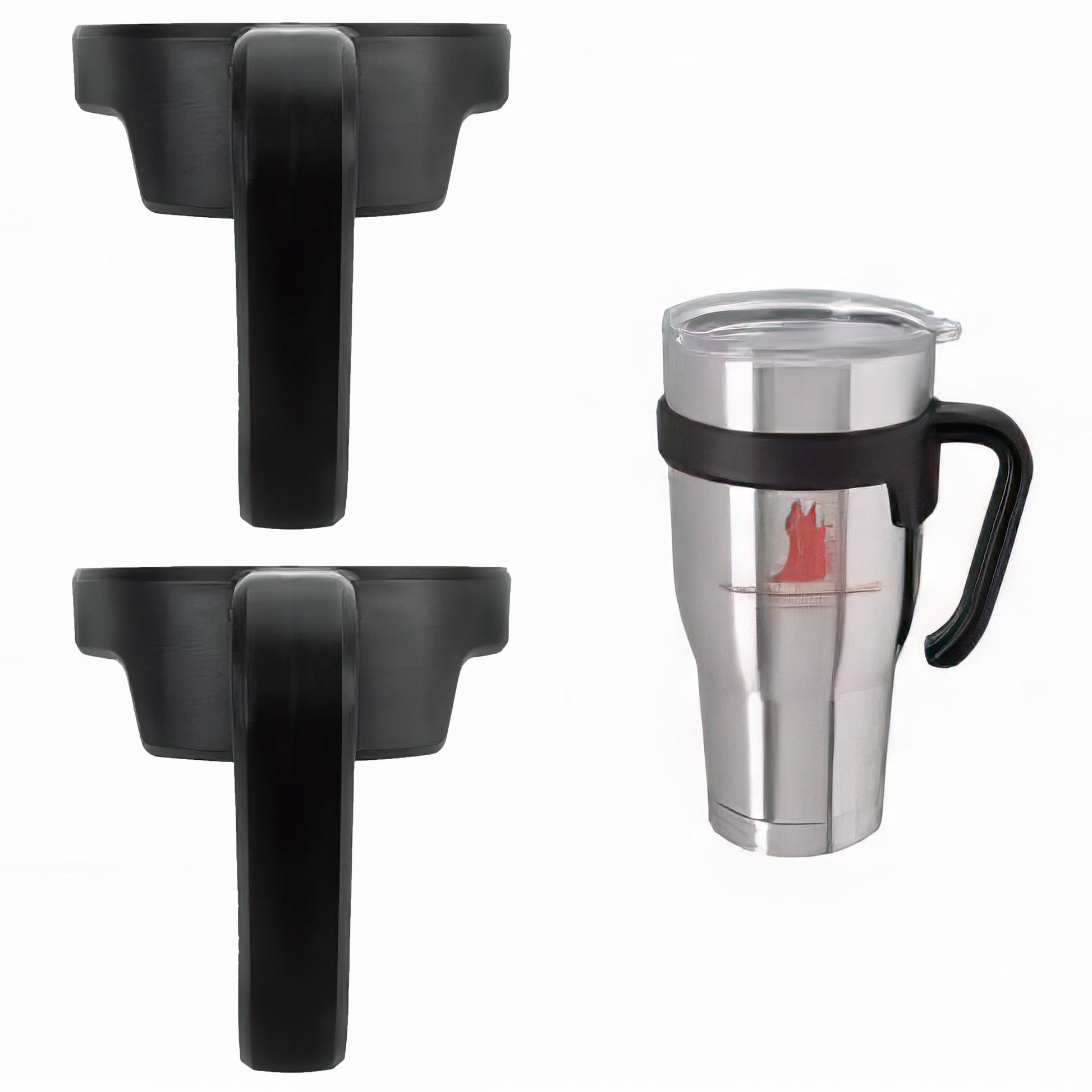 2pk Universal Tumbler Handle for 32oz Tumblers – Ergonomic Grip with Non-Slip Fit
