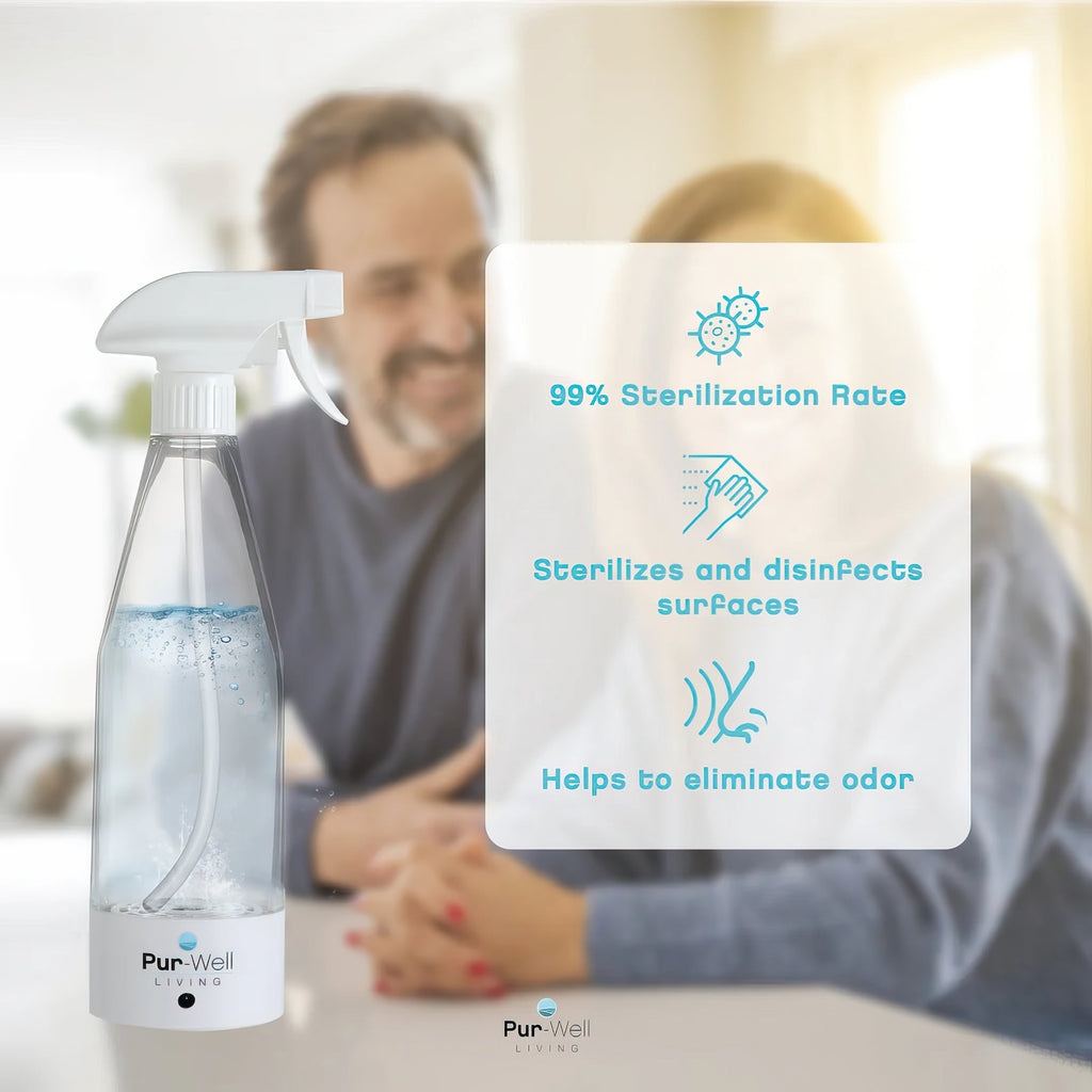 Pur-Well Chlor-itizer Electrolyzed Water Disinfectant Maker - Eco Friendly, Saves Money