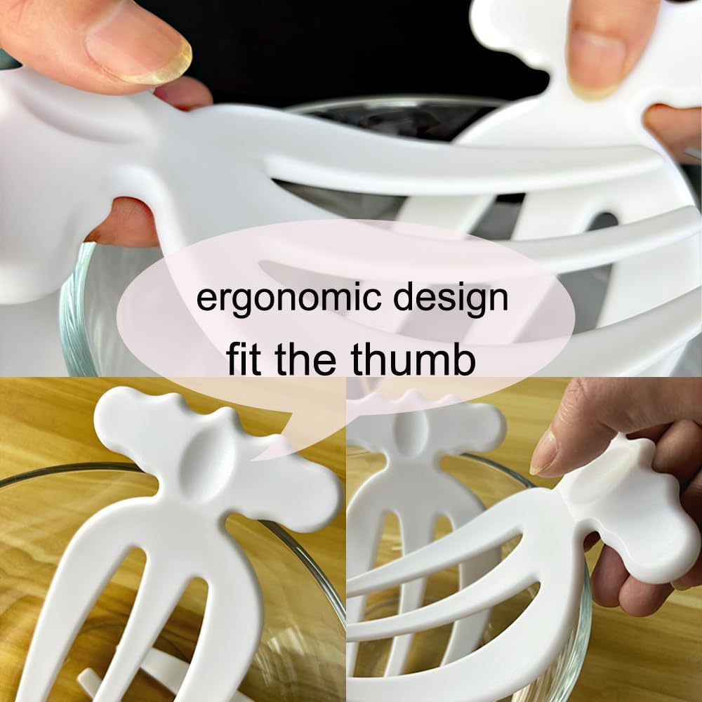 Ergonomic Salad Hands Set – 2-Piece Salad Claws for Mixing & Serving