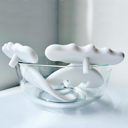 Ergonomic Salad Hands Set – 2-Piece Salad Claws for Mixing & Serving