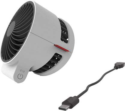 USB-C Mini Air Shower Fan – Personal Desk Fan with Touch Control & 2 Speeds