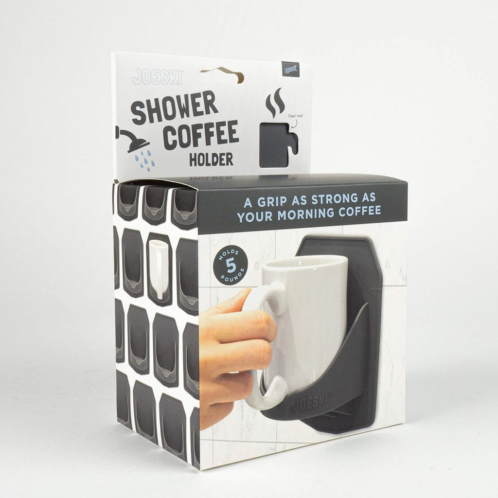 Portable Shower Coffee Cup Holder – Patented Grip for Smooth Bathroom Surfaces