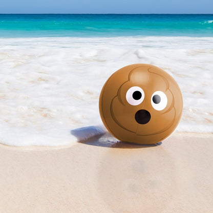 Emoji Beach Balls 12-Pack – 12" Inflatable Vinyl Toys for Pool, Beach, Party Favors