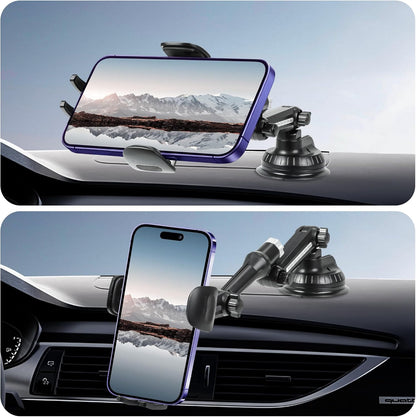 Universal Car Phone Holder – Adjustable Suction Mount for 4"–7.2" Devices