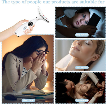 LED Facial Sculptor – 3-in-1 Heated Face & Neck Massager for Lifting, Sculpting & Anti-Aging