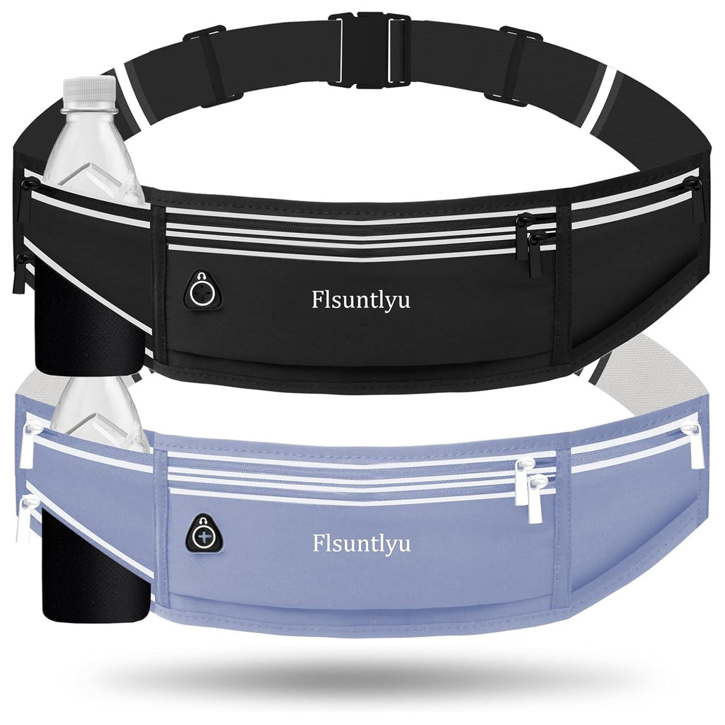 Mini Running Fanny Pack – Waterproof Slim Waist Belt with Reflective Safety & Phone Holder