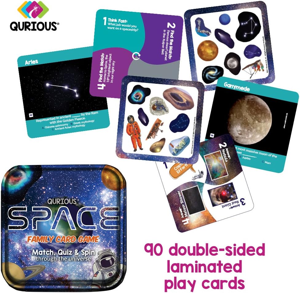Qurious Space Card Game – NASA Trivia & STEM Learning for Kids 3
