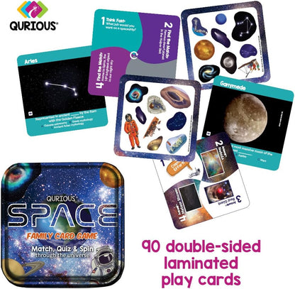 Qurious Space Card Game – NASA Trivia & STEM Learning for Kids 3
