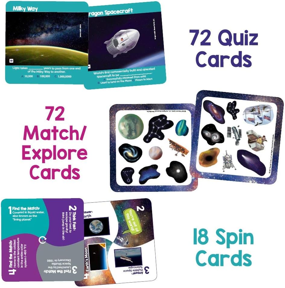 Qurious Space Card Game – NASA Trivia & STEM Learning for Kids 3