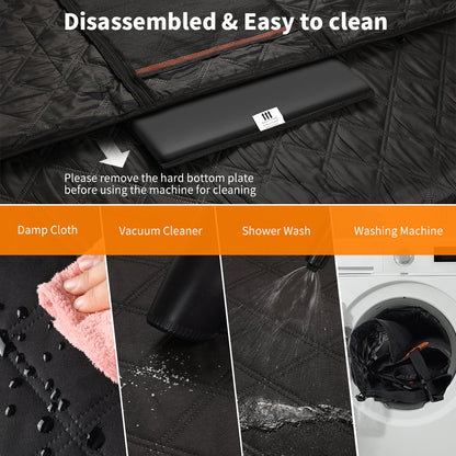 9-Layer Dog Car Seat Cover & Rear Seat Extender – Waterproof, Heavy-Duty