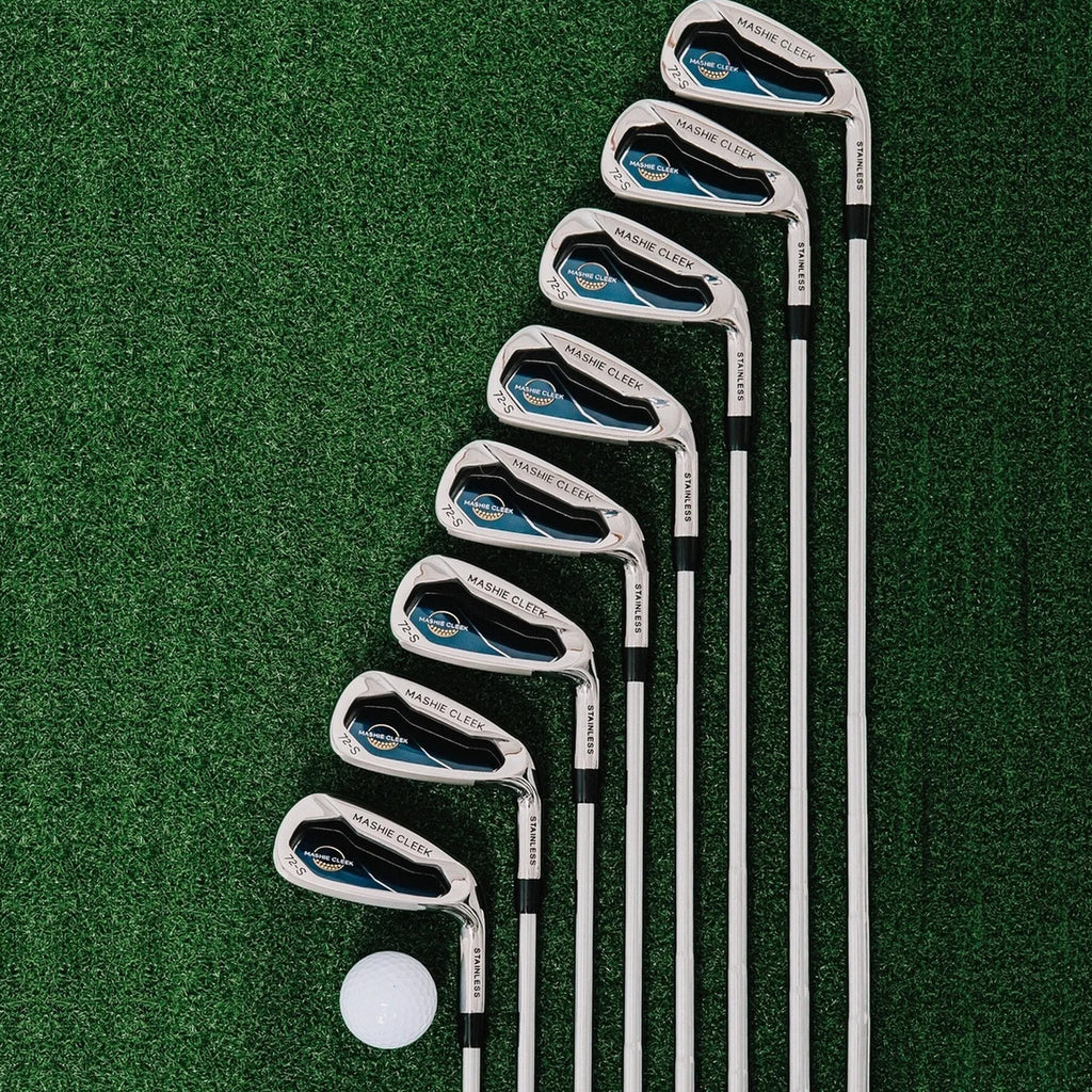 Mashie Cleek 72 Series Full Irons Set – 3-PW Cavity-Back Golf Clubs