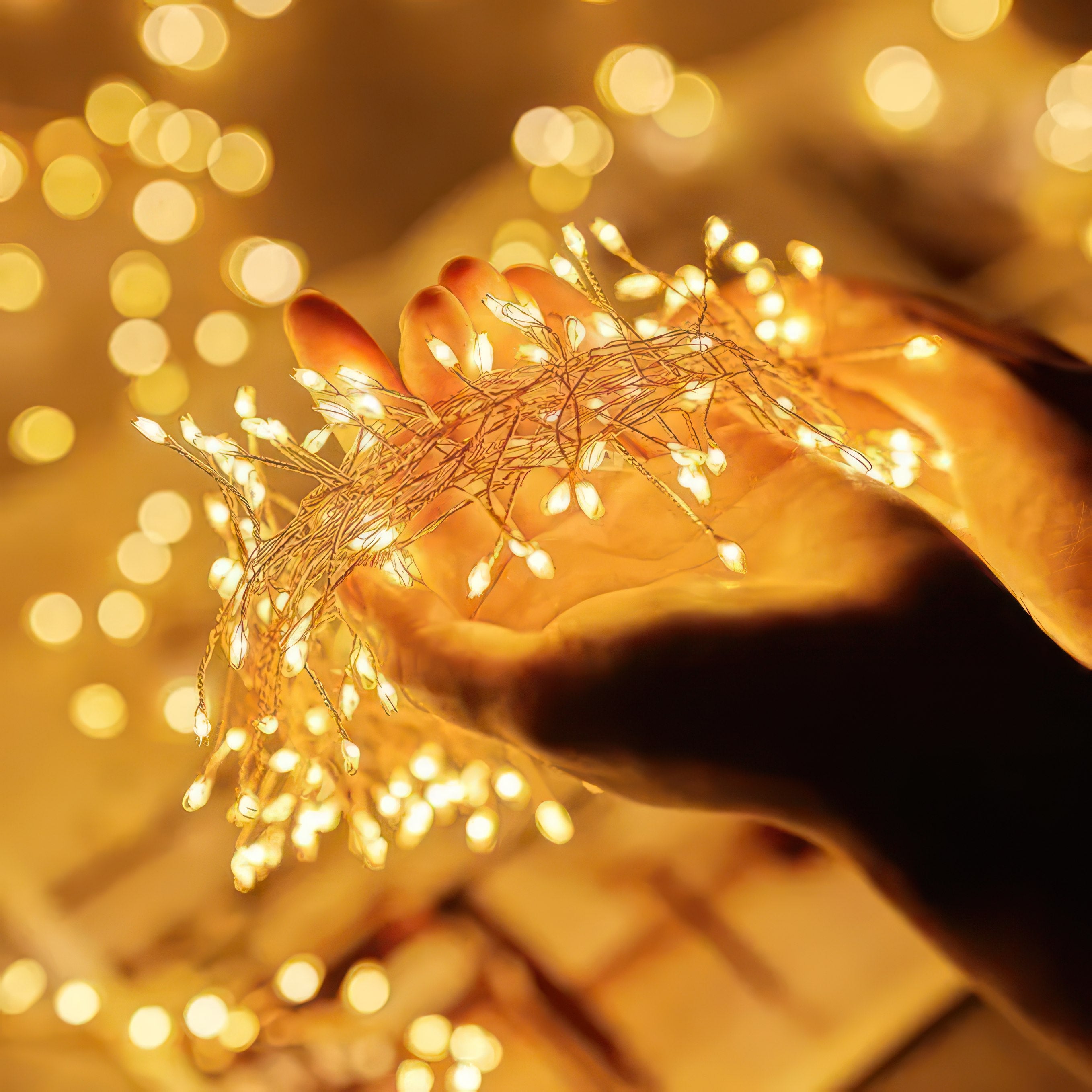 200 LED Cluster Fairy String Lights – 2 Modes, Waterproof Indoor/Outdoor