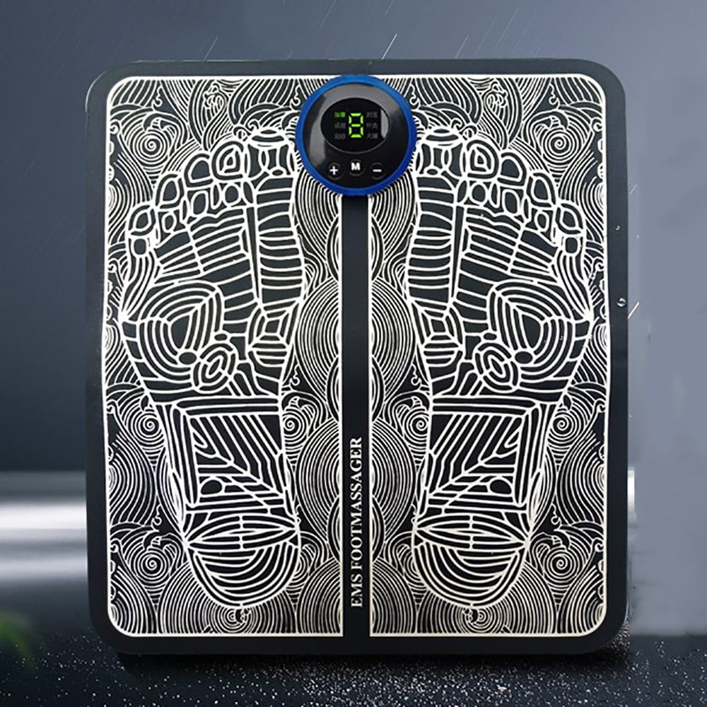 Rechargable Electric Acupressure Foot Massager Mat with Remote – Pain Relief, Circulation Booster