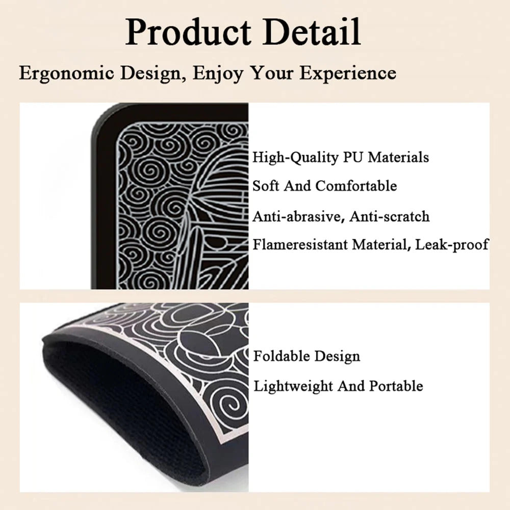 Rechargable Electric Acupressure Foot Massager Mat with Remote – Pain Relief, Circulation Booster