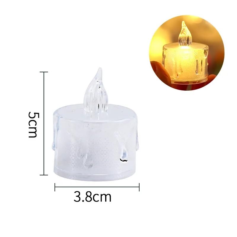 24 pack - LED Flameless Candle Lights – Realistic Flame Effect for Safe Festive Decor