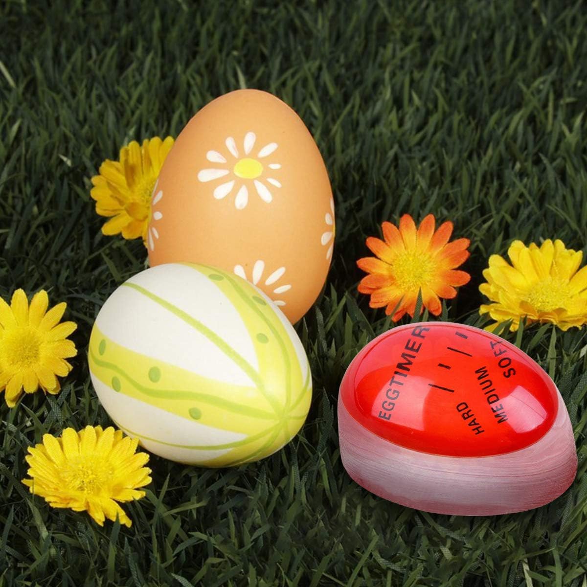 Lasubst Egg Timer for Boiling Eggs - Changes Color When Done!