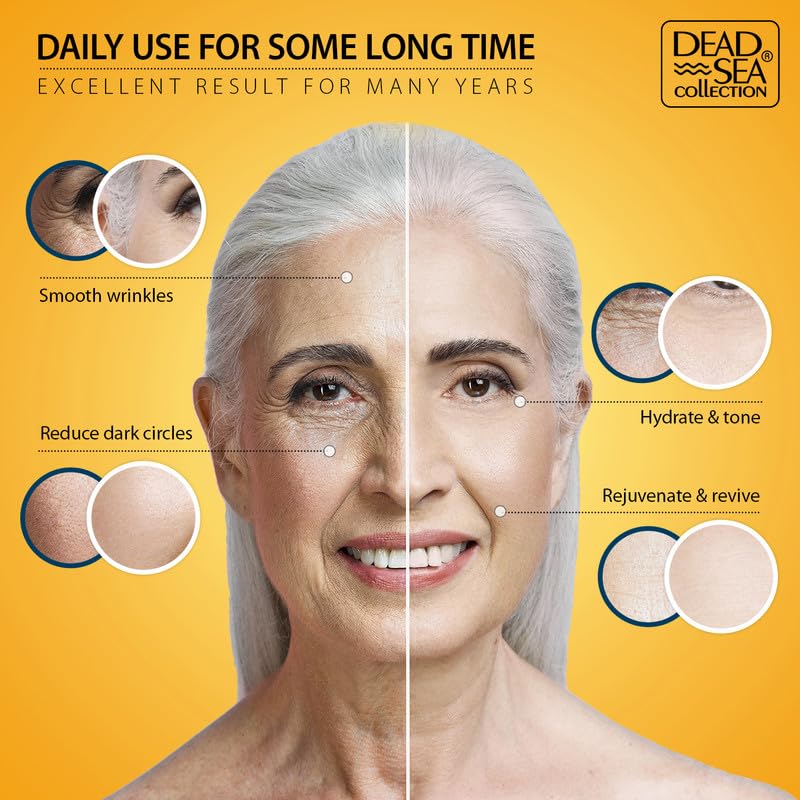 Dead Sea Collection Vitamin C Facial Serum – Anti-Aging & Brightening Hydration for Women and Men