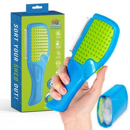 FURaser 4-in-1 Pet Deshedding Tool – Grooming & Hair Removal for Dogs & Cats