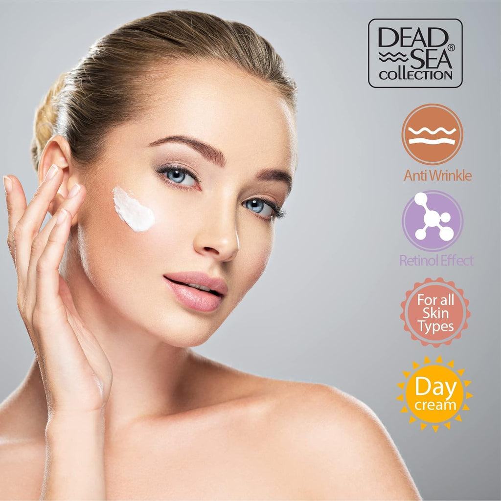 Dead Sea Collection Day Filler Anti-Aging Cream - Choose Retinol or Collagen