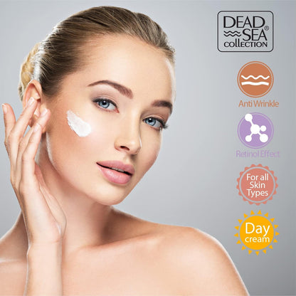 Dead Sea Collection Day Filler Anti-Aging Cream - Choose Retinol or Collagen