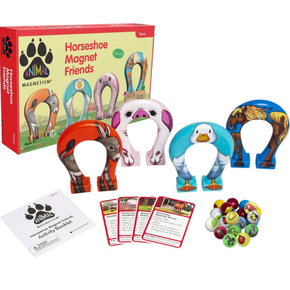 Dowling Magnetic Farm Friends Activity Set – 28-Piece Early Learning Kit