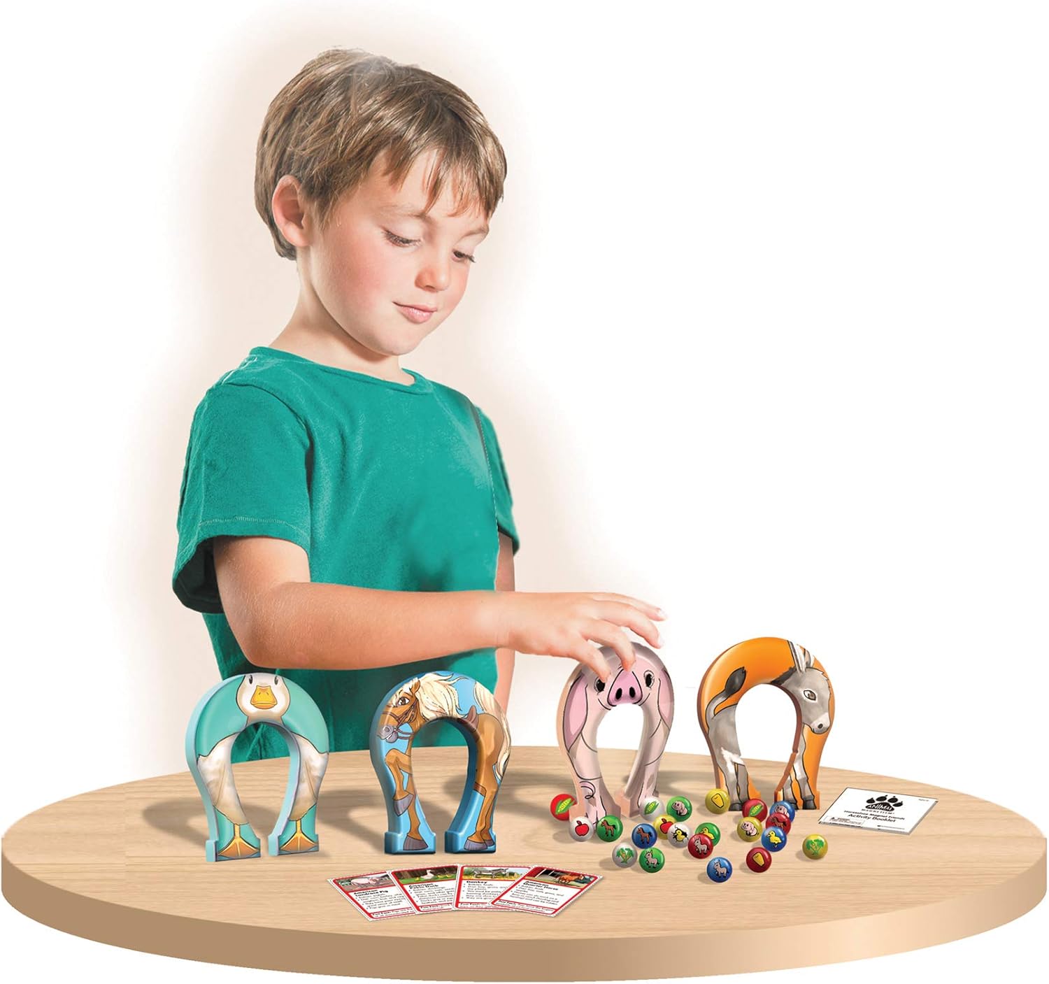 Dowling Magnetic Farm Friends Activity Set – 28-Piece Early Learning Kit