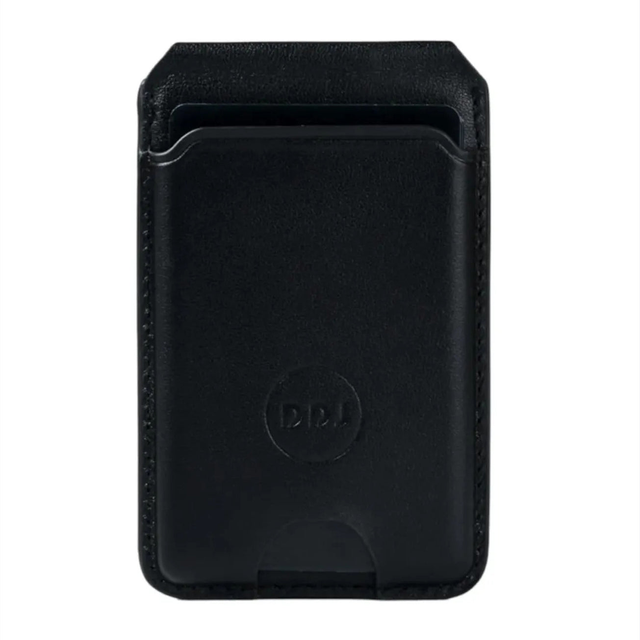 DDJ Leather Bifold MagSafe Wallet – RFID Blocking, Phone Stand, Slim Profile