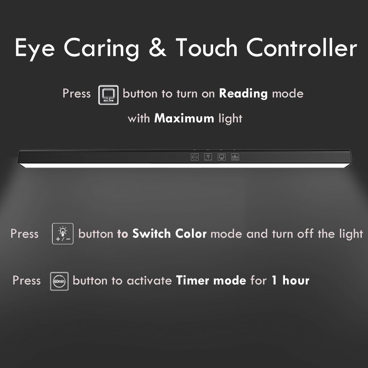 Motion Sensor Monitor LED Light – Rechargeable & Decorative