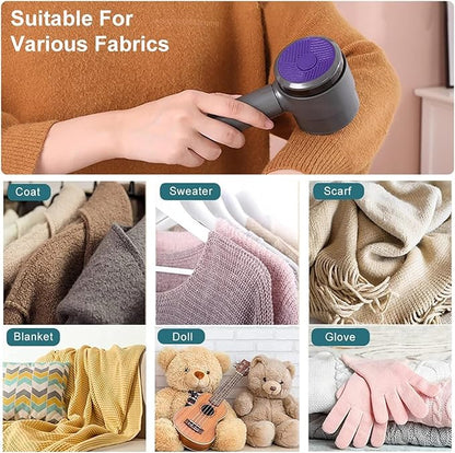 Portable USB Lint Remover – Adjustable Sweater Shaver