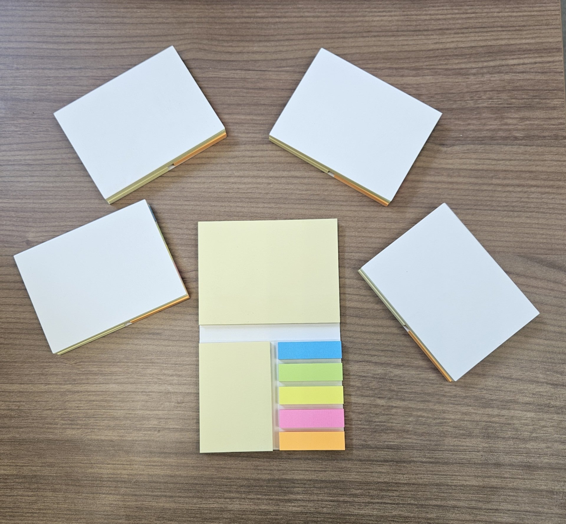 5pk Sticky Note Kits – Large & Small Pads + Colorful Page Markers